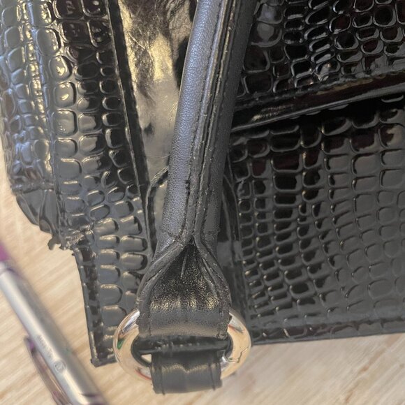 Miche Classic Black Top Handle Base w/Ebony Cover Vegan Leather Medium Size - Picture 13 of 16